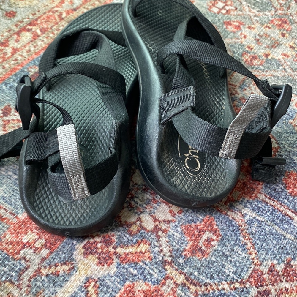 Choco black wide strap sandal - Picture 5 of 5
